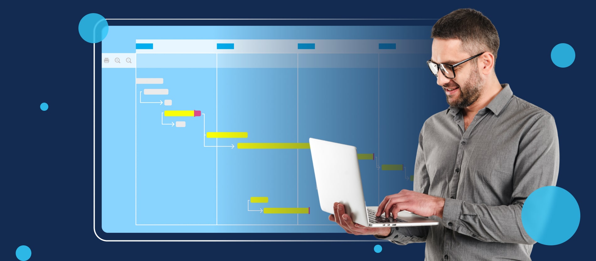 Bitrix24 Gantt-Diagramme: Klare Übersicht und flexible Anpassungen 