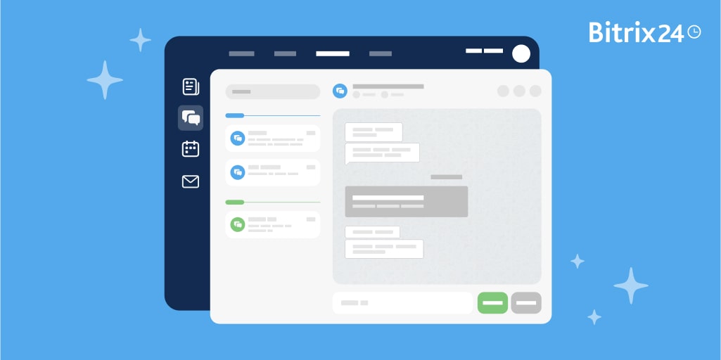 Arbeit mit Chats in Kommunikationskanälen