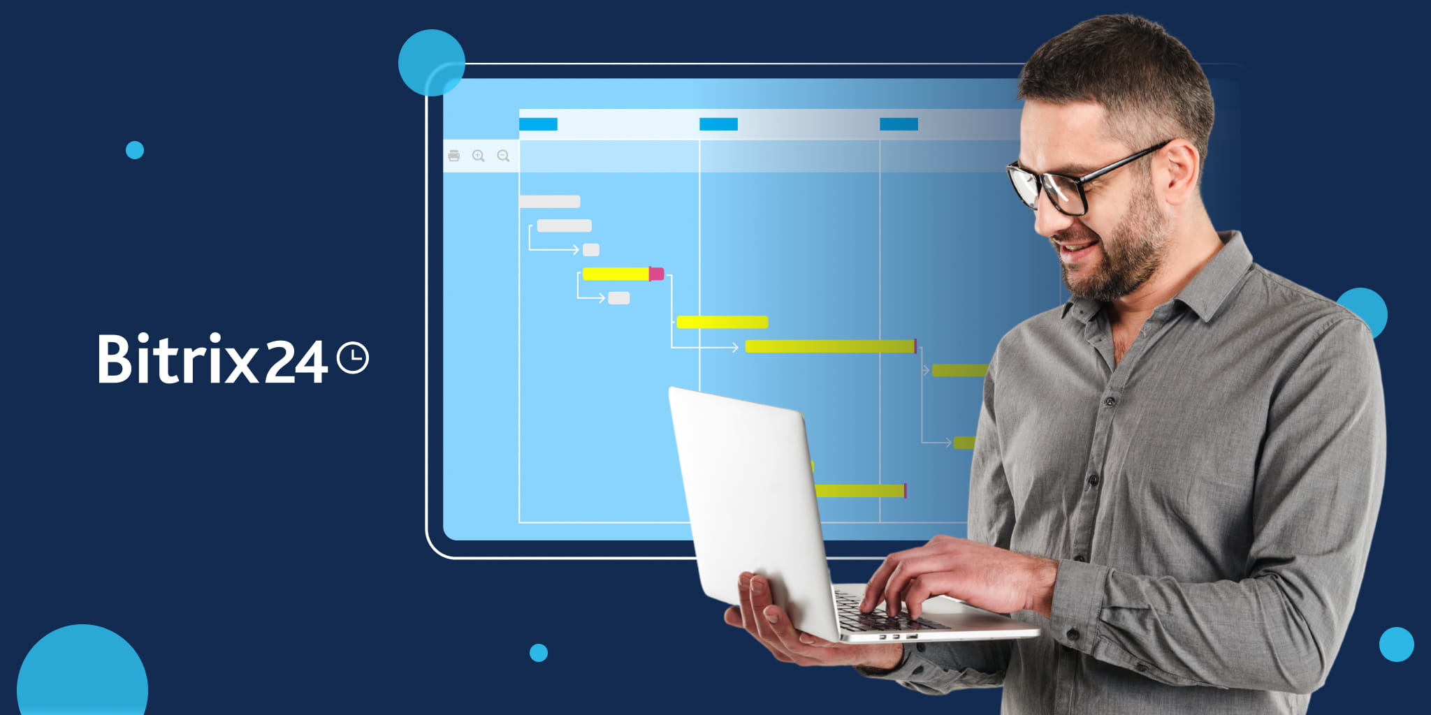 Bitrix24 Gantt-Diagramme: Klare Übersicht und flexible Anpassungen