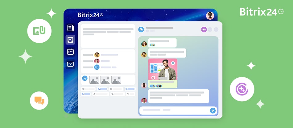 Neue Bitrix24 Aufgaben: Chat-basiertes-Interface und KI-gestützte Audioaufgaben