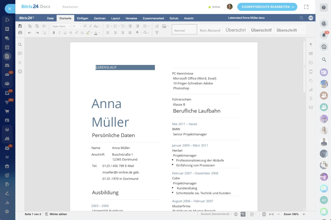Dokumentation sollte zentralisiert werden und immer verfügbar sein