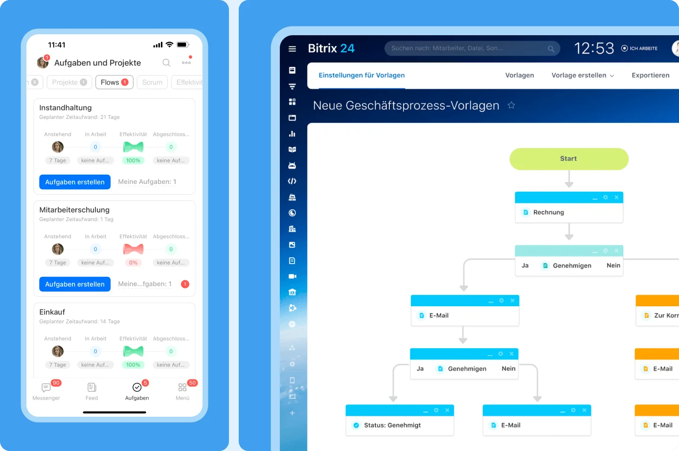 Bitrix24 ist die perfekte Lösung