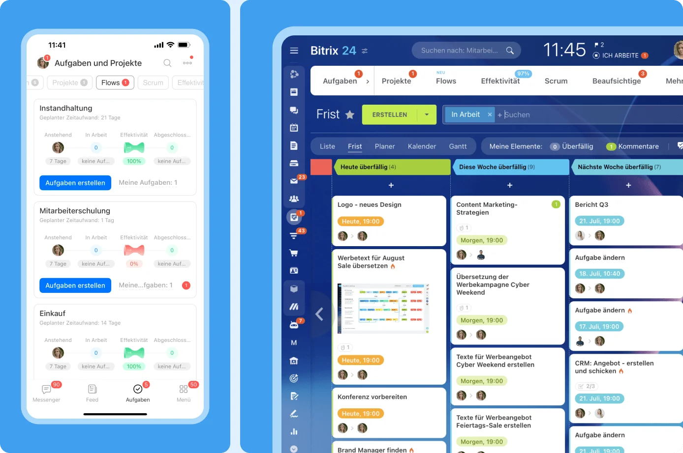 Bitrix24 ist die perfekte Lösung