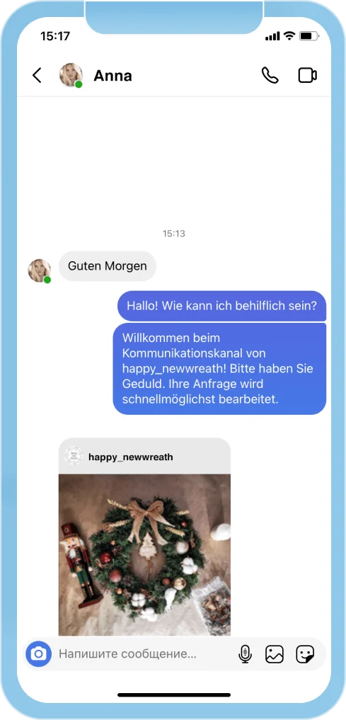 Facebook-, Instagram-, WhatsApp-Integration