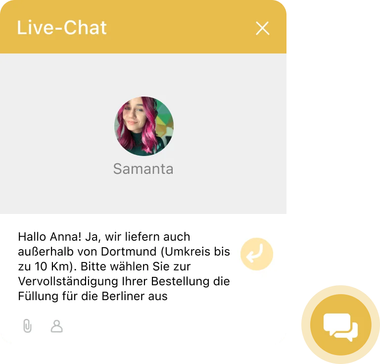 Kundensupport über Chat