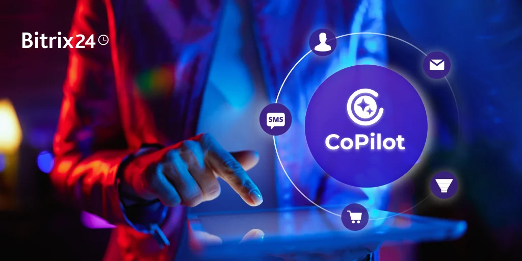 Bitrix24 CoPilot im CRM: Anruftranskripte