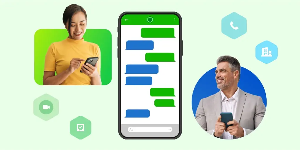 Bitrix24 Collabs in der Mobilen App