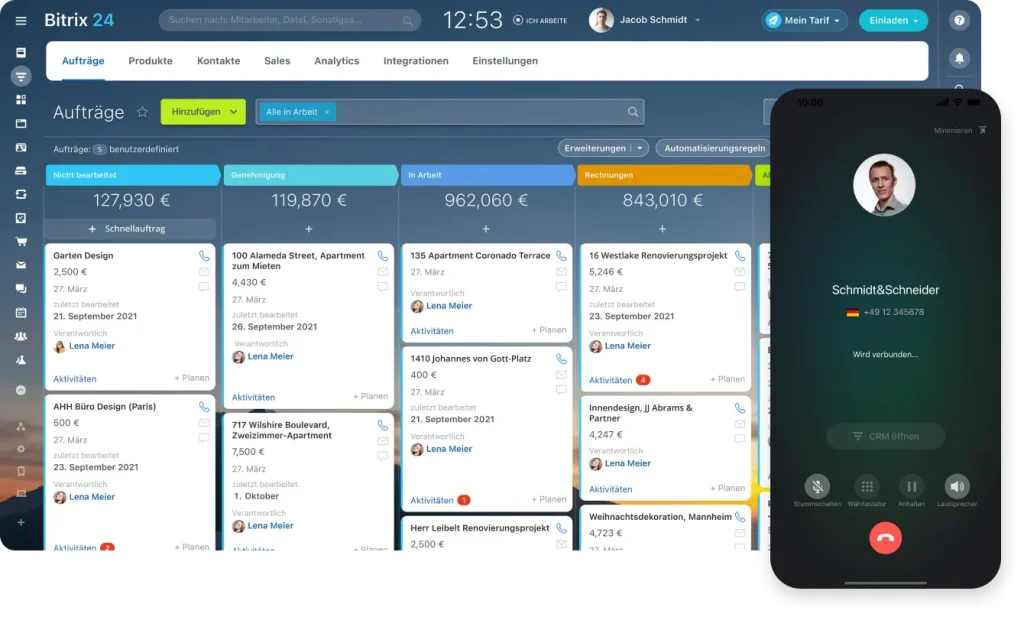 Bitrix24 vs. Projektron BCS: Welche Projektmanagement-Software ist besser für Beratungsunternehmen