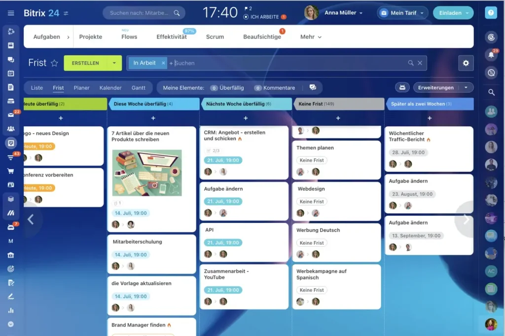 Bitrix24 vs. TimeChimp